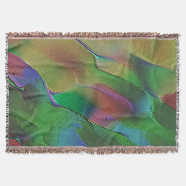 Manta amarillo y verde Grabado en relieve (Anverso)