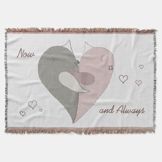 Manta Amor Aves Corazón (Anverso)