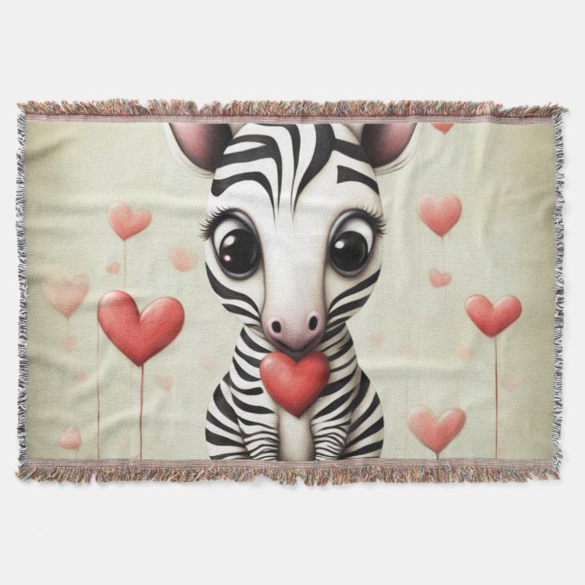 Manta Amor cebra 1 (Anverso)