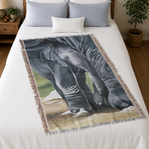 Manta Amor y Protección Materna de Elefante Bebé
