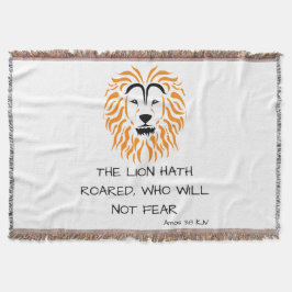 Manta Amos 3:8 Verso de la Biblia de KJV