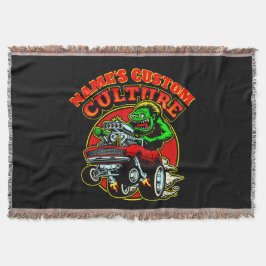 Manta Añadir NOMBRE Personalizado Cultura Hot Rod Classi