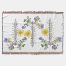 Anatomía floral - Vértebras, hueso de la cadera