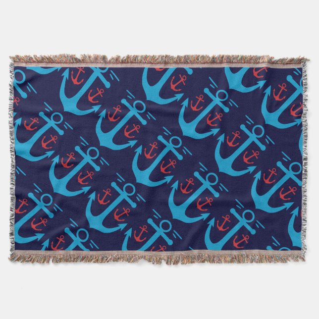 Manta Anclaje de vintage (Anverso)