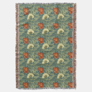 Manta Anémona Floral de William Morris