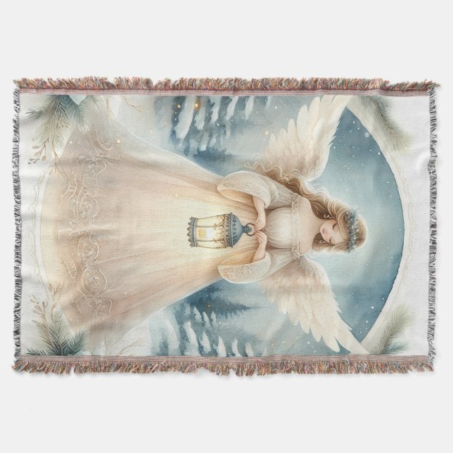Manta Ángel Celestial de Invierno Farol de Esperanza (Anverso)
