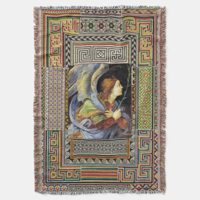 Manta ANGEL de navidades por FILIPPINO LIPPI (Frente vertical)