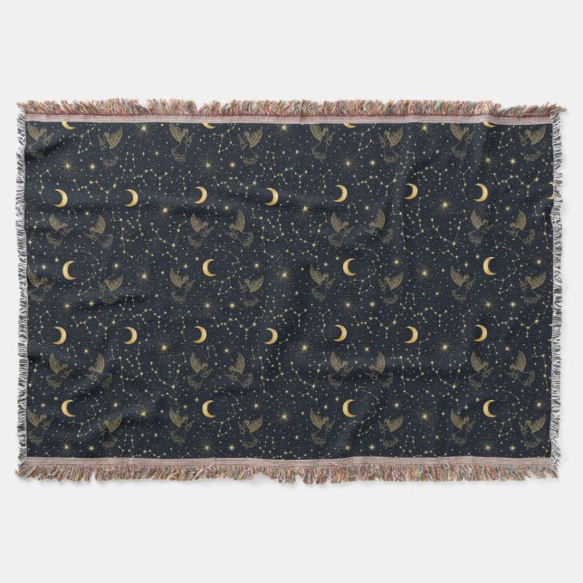Manta Ángel del Cielo Nocturno Estrellado (Anverso)