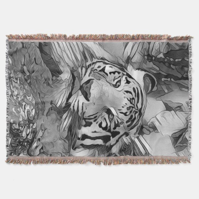 Manta AnimalArtBW_Tiger_002 (Anverso)