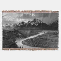 Ansel Adams Teton el río Snake