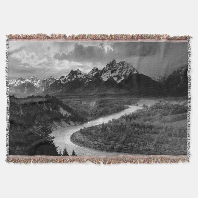 Manta Ansel Adams Teton el río Snake (Anverso)