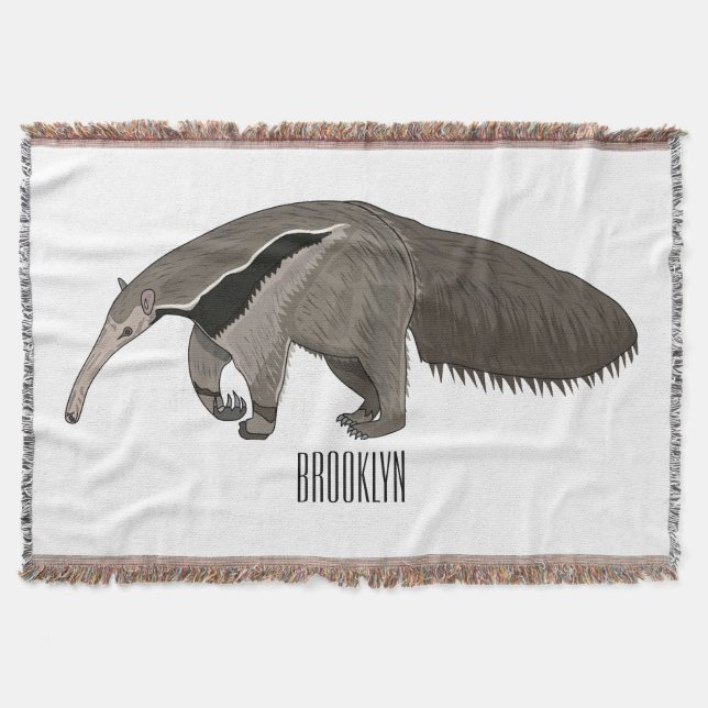 Manta Anteater personalizado ilustracion (Anverso)