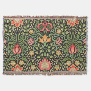Manta Antigüedad floral persa William Morris