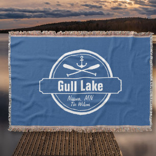 Manta Anuncio de Gull Lake Minnesota, pueblo de paddles 