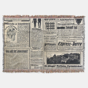 Manta Anuncios de periódicos alemanes de 1917