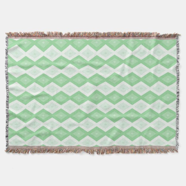 Manta Apple green diamond pattern (Anverso)