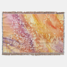 APRICOT SORBET Abstrage Watercolor