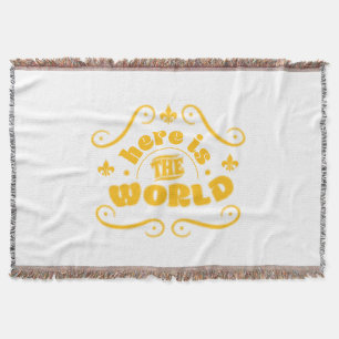 Manta Aquí está el mundo