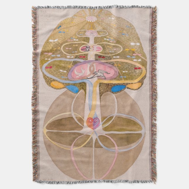 Manta Árbol de conocimiento No. 1 | Hilma af Klint | (Frente vertical)
