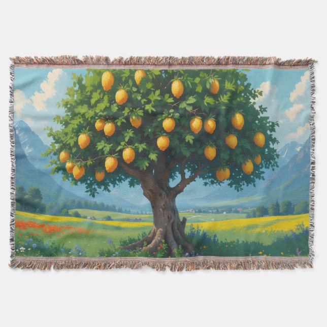 Manta Árbol de limón (Anverso)