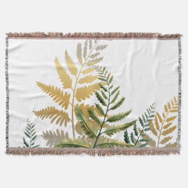 Manta Árboles acuarelas 6 (Anverso)