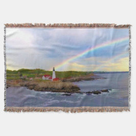 Manta Arco iris y faro gemelos