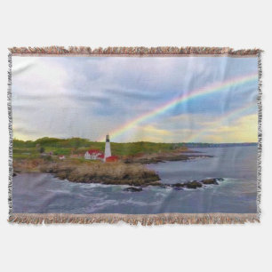 Manta Arco iris y faro gemelos