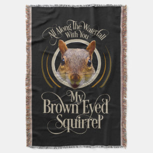 Manta ardilla de ojos marrones - amante de ardillas dive