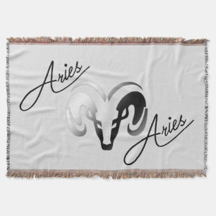 Manta Aries plateados Ram Zodiac