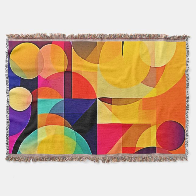 Manta Armonía geométrica vibrante (Anverso)