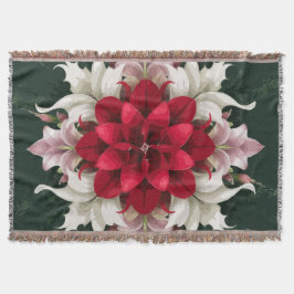 Manta Arreglo floral de la Armada Roja sobre lujo