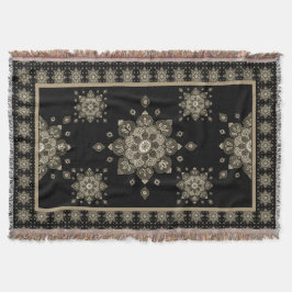 Manta Arrojar medallas de Sepia en negro