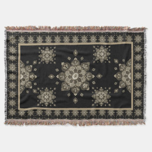 Manta Arrojar medallas de Sepia en negro