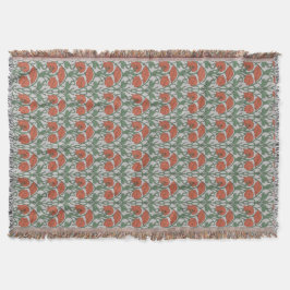 Manta Art Nouveau Floral Throw Blanket