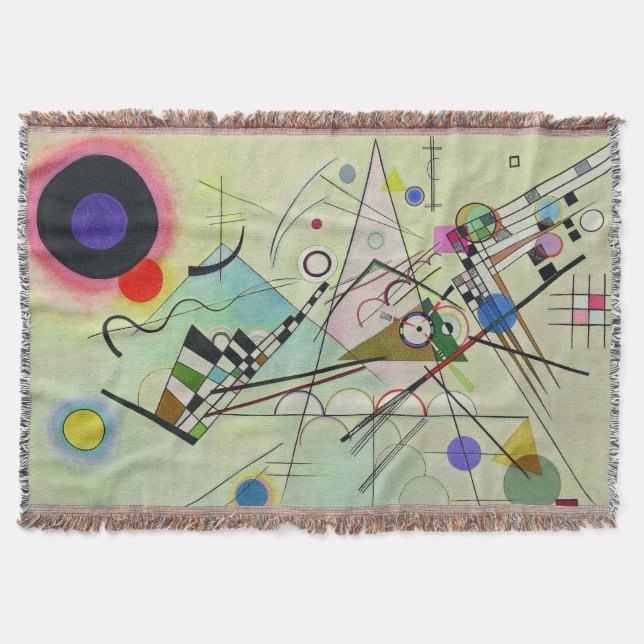 Manta Arte abstracto de Paul Klee (Anverso)