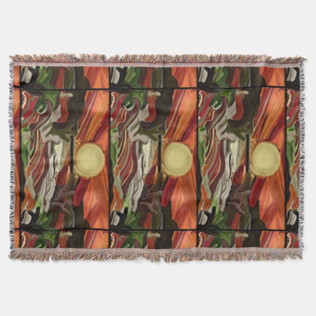 Manta Arte abstracto del Suroeste de los Cielos (Anverso)