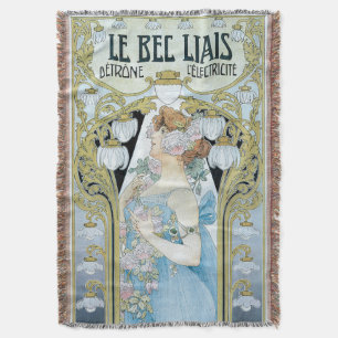 Manta Arte Antiguo Nouveau Le Bec Liais, Privat Livemont
