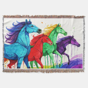 MANTA ARTE DE CABALLOS