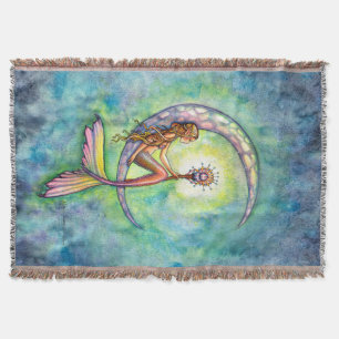 Manta Arte de fantasía de Sirena Luna por Molly Harrison