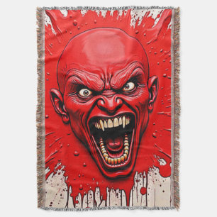 Manta Arte de la ira de los Demonios Rojos