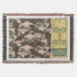 Manta Arte de Nueva York y arte textil floral de campanu