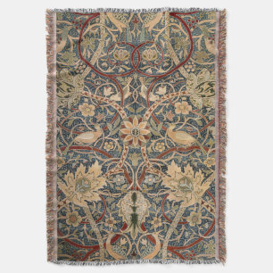 Manta Arte de pájaros vintage de William Morris Bullersw