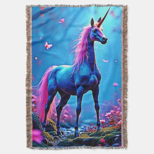 Manta Arte de Unicornio de Fantasía Mística