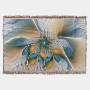 Manta Arte fractal de fantasía abstracta y elevada con a