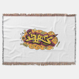 Manta Arte grafiti dibujo a mano