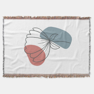 Manta Arte mural abstracto minimalista