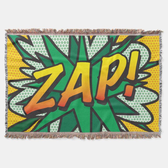 Manta Arte Pop de Cómic ZAP (Anverso)