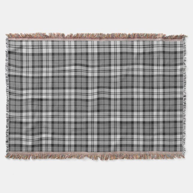 Manta Ash Gray Blackwatch Campbell Tartan Plaid (Anverso)