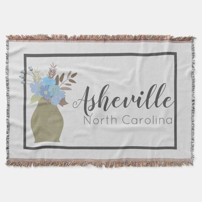 Manta Asheville, Carolina del Norte transmitió la modern (Anverso)