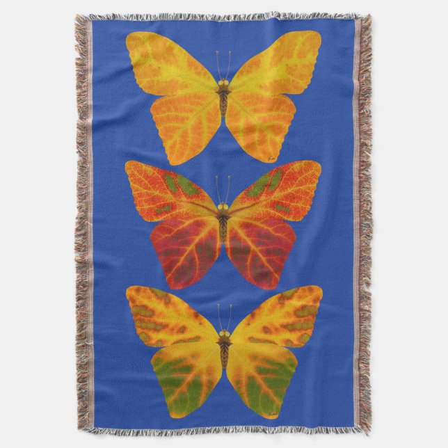 Manta Aspen Leaf Butterflies (Frente vertical)